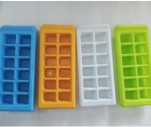 Ice Cube Tray Plastic for Refrigerator 12pcs Blocks